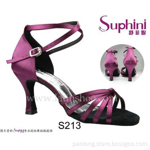 Ballroom Dance Shoes Purple Latin Dance Shoes